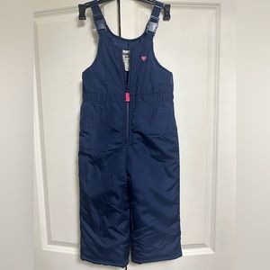 Osh Kosh girls snow bib